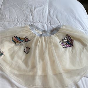SOLD :🛍 Zara girls tulle logo skirt